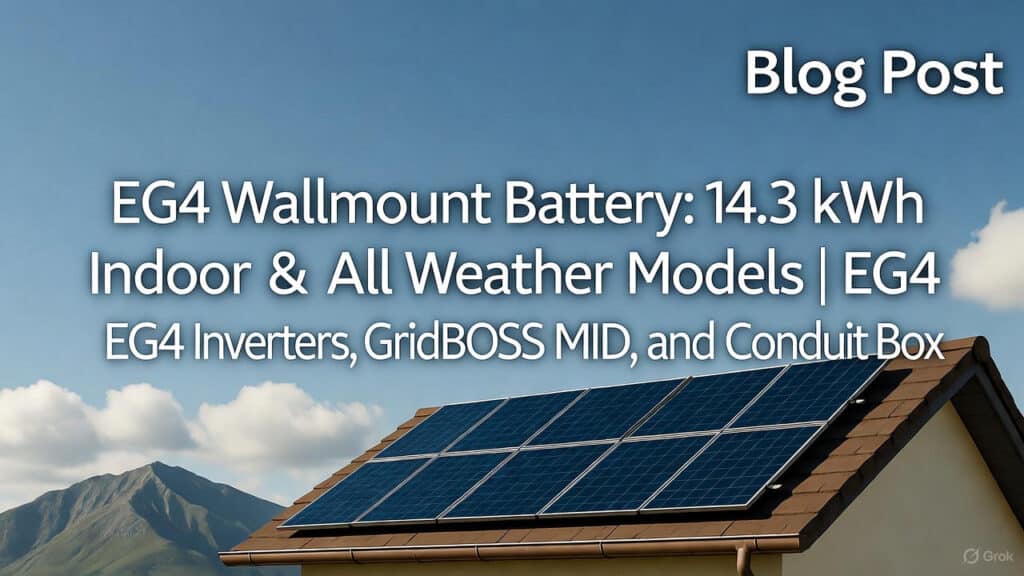 EG4 Wallmount Battery
