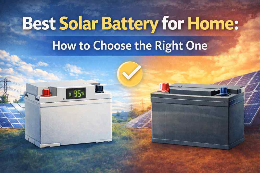 best solar battery for home