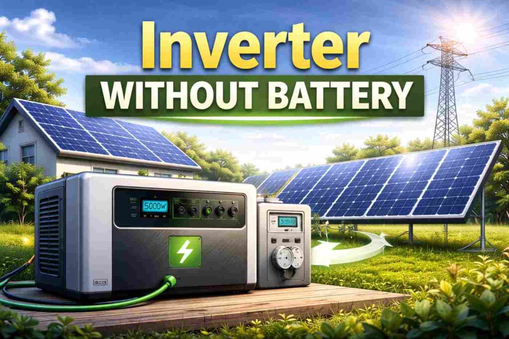Inverter Without Battery