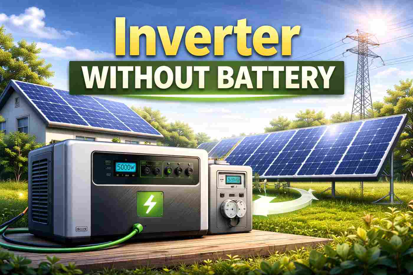 Inverter Without Battery