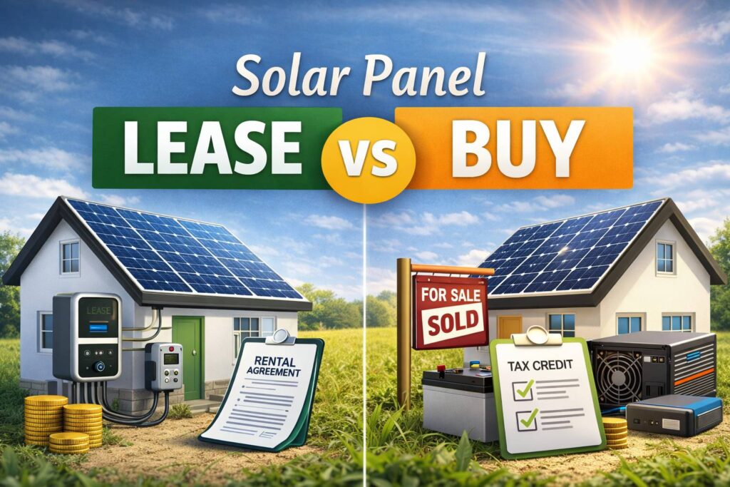 Solar Panel Lease vs Buy