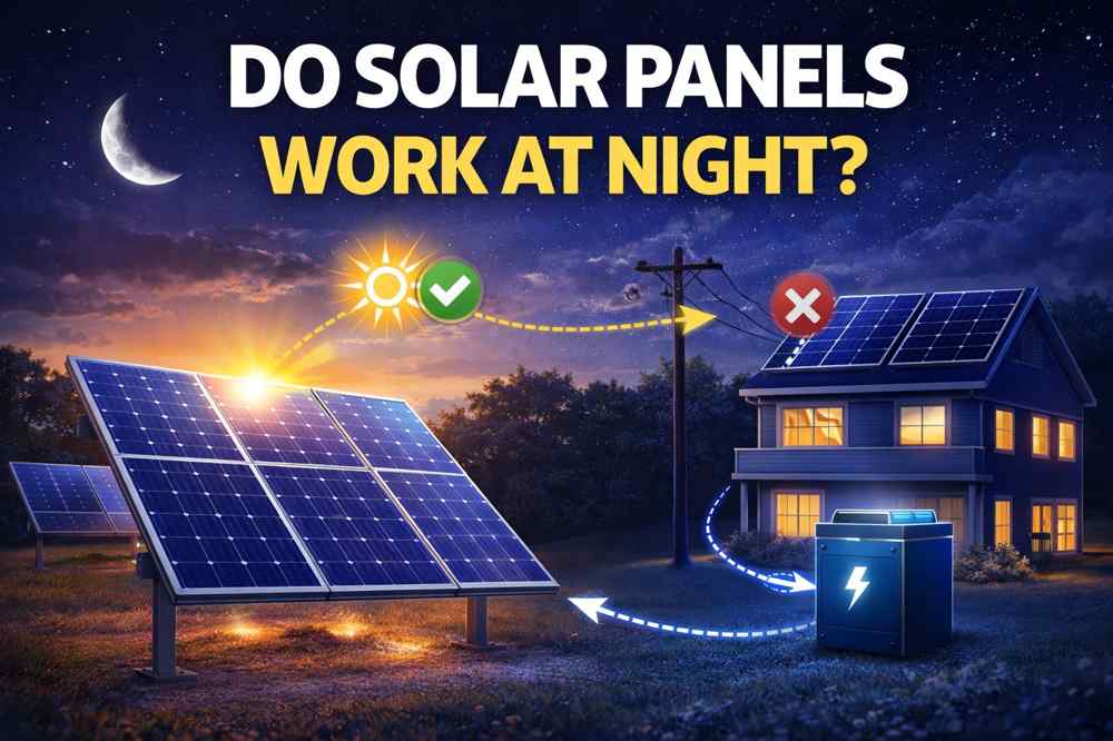 Do Solar Panels Work at Night